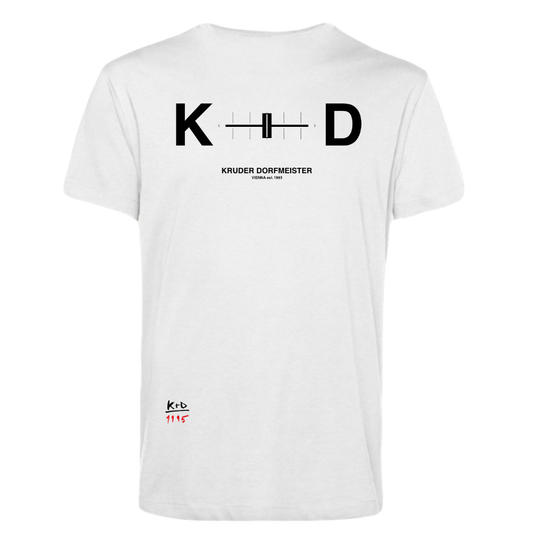 K&D T-SHIRT FADER WHITE